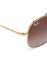 Detail View - Click To Enlarge - RAY-BAN - 'RJ9561' metal aviator kids sunglasses