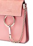  - CHLOÉ - 'Faye' small suede flap leather bracelet bag