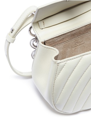 Detail View - Click To Enlarge - CHLOÉ - 'Drew Bijou' nano quilted leather shoulder bag