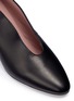 Detail View - Click To Enlarge - PEDDER RED - 'Rachel' sculptural heel choked-up leather pumps