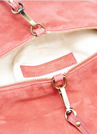 Detail View - Click To Enlarge - CREATURES OF COMFORT - 'Small Drape' suede crossbody bag