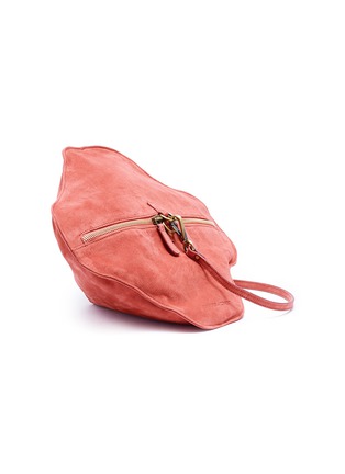 Main View - Click To Enlarge - CREATURES OF COMFORT - 'Small Drape' suede crossbody bag