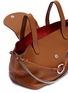 Detail View - Click To Enlarge - 71172 - 'Linked Thela' medium leather trapeze tote
