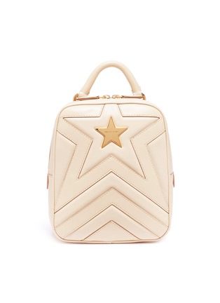 Main View - Click To Enlarge - STELLA MCCARTNEY - 'Stella Star' small quilted faux leather backpack