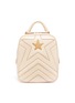 Main View - Click To Enlarge - STELLA MCCARTNEY - 'Stella Star' small quilted faux leather backpack