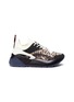 Main View - Click To Enlarge - STELLA MCCARTNEY - 'Eclypse' leopard print panel chunky outsole sneakers