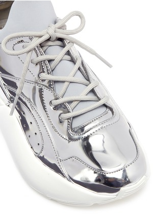 Detail View - Click To Enlarge - STELLA MCCARTNEY - 'Eclypse' mirror platform sneakers