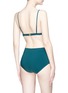 Back View - Click To Enlarge - RYE  - 'Chi-Chi-Chi' knot front colourblock bikini top