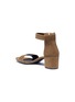 Detail View - Click To Enlarge - STELLA LUNA - Buckled ankle strap suede sandals