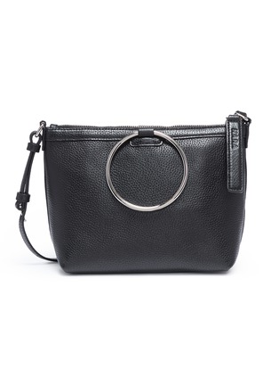 Main View - Click To Enlarge - KARA - Oversized ring leather crossbody bag