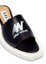 Detail View - Click To Enlarge - AALTO - 'After Nature' leather slide sandals