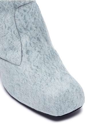 Detail View - Click To Enlarge - AALTO - 'Chunky Square' suede boots
