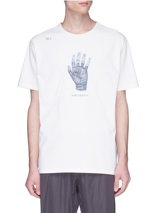 Main View - Click To Enlarge - C2H4 - '3D Hand Model' print T-shirt