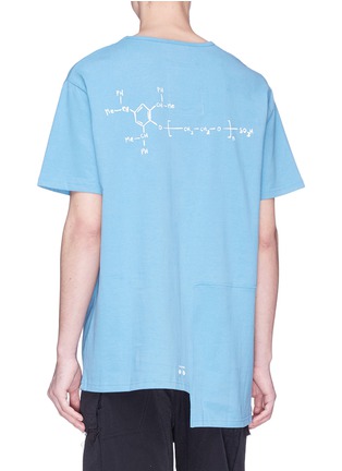 Back View - Click To Enlarge - C2H4 - Molecular formula print asymmetric T-shirt