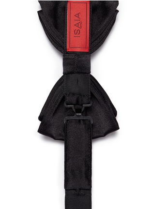 Detail View - Click To Enlarge - ISAIA - Silk satin bow tie