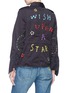 Back View - Click To Enlarge - 73115 - 'Wish upon a Star' slogan embroidered field jacket