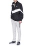 Figure View - Click To Enlarge - NIKELAB - 'Swoosh' logo packable half zip jacket