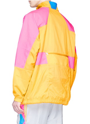 Back View - Click To Enlarge - NIKELAB - 'VaporWave' packable colourblock half zip jacket