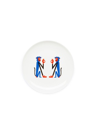 Main View - Click To Enlarge - LANE CRAWFORD - x Zebu monkey dessert plate