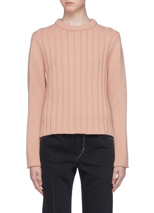 Main View - Click To Enlarge - CHLOÉ - Cashmere wool rib knit sweater