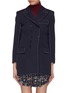 Main View - Click To Enlarge - CHLOÉ - Contrast topstitching double breasted twill blazer