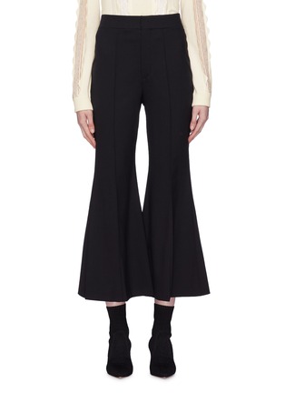 Main View - Click To Enlarge - CHLOÉ - Cropped flared virgin wool pants