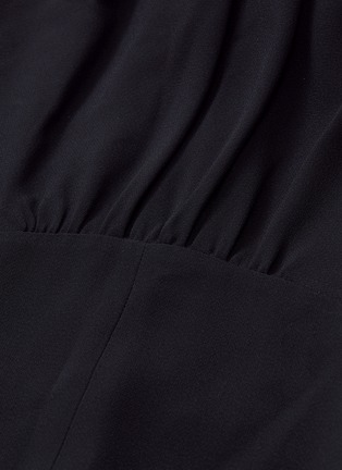 Detail View - Click To Enlarge - CHLOÉ - Split hem open back scalloped dress
