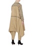 Back View - Click To Enlarge - CHLOÉ - Knit collar patch pocket panelled fishtail parka