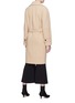 Back View - Click To Enlarge - CHLOÉ - Double breasted belted virgin wool coat