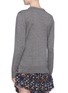 Back View - Click To Enlarge - CHLOÉ - Sleeve tie side split wool knit top