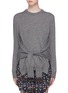 Main View - Click To Enlarge - CHLOÉ - Sleeve tie side split wool knit top
