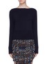 Main View - Click To Enlarge - CHLOÉ - Boat neck cashmere wool sweater