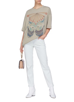 Figure View - Click To Enlarge - CHLOÉ - Pictorial print tunic T-shirt