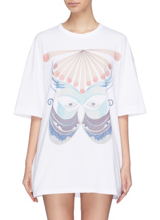 Main View - Click To Enlarge - CHLOÉ - Pictorial print tunic T-shirt