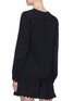 Back View - Click To Enlarge - CHLOÉ - Scalloped hem blouse