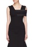 Main View - Click To Enlarge - ROSETTA GETTY - Band panel sleeveless top