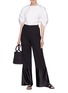 Figure View - Click To Enlarge - ROSETTA GETTY - Ruched puff sleeve top