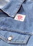  - AALTO - Graphic patch frayed oversized denim jacket