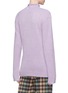 Back View - Click To Enlarge - AALTO - Logo intarsia brushed roll neck sweater