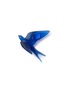 Main View - Click To Enlarge - LALIQUE - Swallow wings up wall sculpture – Sapphire Blue