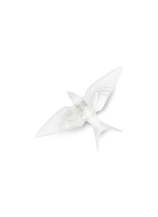 Main View - Click To Enlarge - LALIQUE - Swallow wings down wall sculpture – Clear