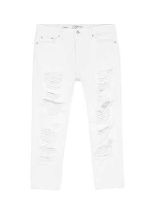 Main View - Click To Enlarge - TOPMAN - 'Extreme' ripped jeans