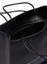 Detail View - Click To Enlarge - BALENCIAGA - 'North-South' logo print medium leather shopping bag