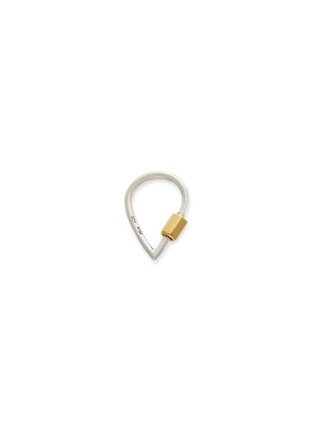 Main View - Click To Enlarge - MARLA AARON - 'Droplock' 14k yellow gold silver pendant