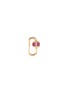 Main View - Click To Enlarge - MARLA AARON - Total Baguette Babylock' ruby 14k rose gold pendant
