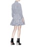 Figure View - Click To Enlarge - ALAÏA - Embroidered drawstring flared shirt dress