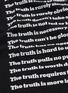  - SACAI - x The New York Times 'Truth' slogan print T-shirt