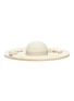 Main View - Click To Enlarge - EUGENIA KIM - 'Sunny' sequinned slogan straw sun hat