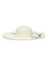 Main View - Click To Enlarge - EUGENIA KIM - 'Bunny' sequinned slogan straw sun hat