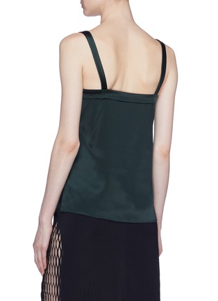 Back View - Click To Enlarge - DION LEE - Silk satin bustier top